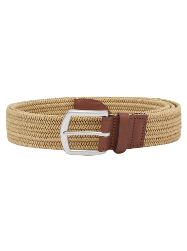 Pasovi Polo by Ralph Lauren Woven Stretch Belt Timber Brown Bež | 405666041004