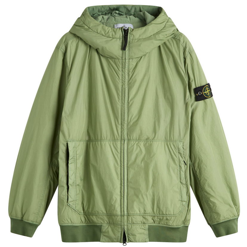 Jakna Stone Island Crinkle Reps Nylon Hooded PrimaLoft Jacket, Size Large Zelena | K2S154100013-V0055
