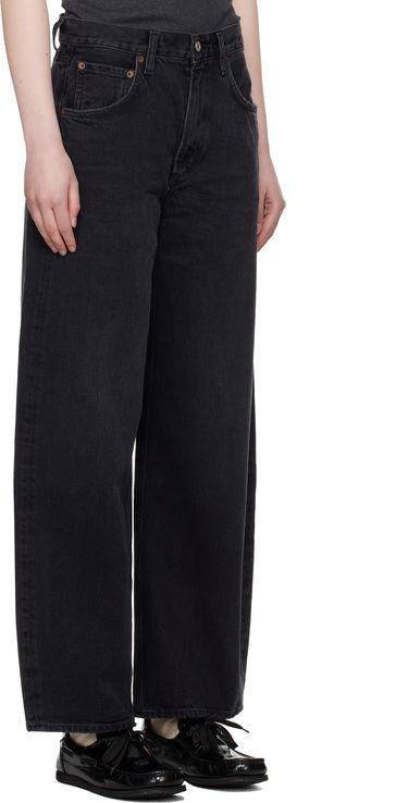 Kavbojke AGOLDE Low Curve Jeans Črna | A197-1157, 2