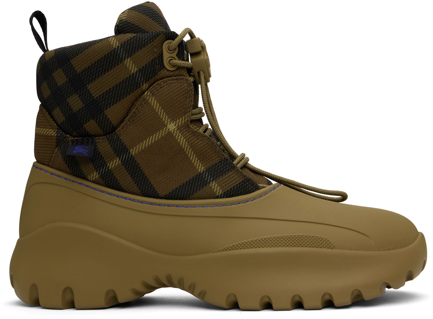 Superge in čevlji Burberry Check Scoot Trek Boots Zelena | 8097178, 0