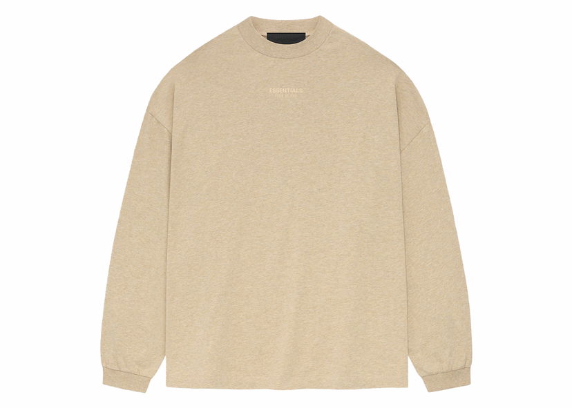 Majica Fear of God Essentials LS Tee Gold Heather Bež | 125BT232013F
