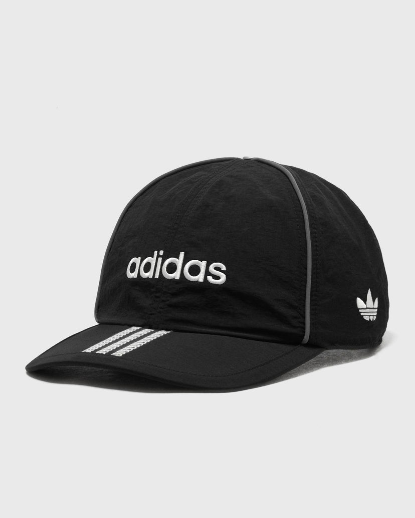 Kapa adidas Originals Crinkled Reflective Piping Sprint Cap Črna | JX6196