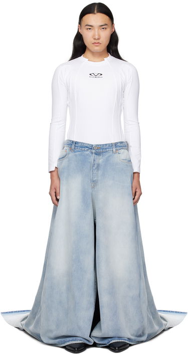 Kavbojke VETEMENTS Vetements Train Jeans Modra | UA66PA500L, 0