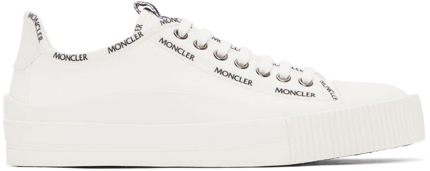 Superge in čevlji Moncler Off-White Canvas Glissiere Bela | 4M738 - 40 - 02SS9, 0