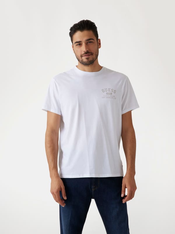 Majica GUESS Small Logo Print T-Shirt Bela | M5RI86K9RM1