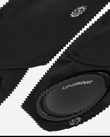Kapa C.P. Company Goggle Baseball Cap Črna | 18CMAC146A-005904A 999, 8