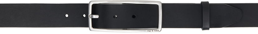 Pasovi rag & bone Rebound Leather Belt Črna | WJW23H1021LU21