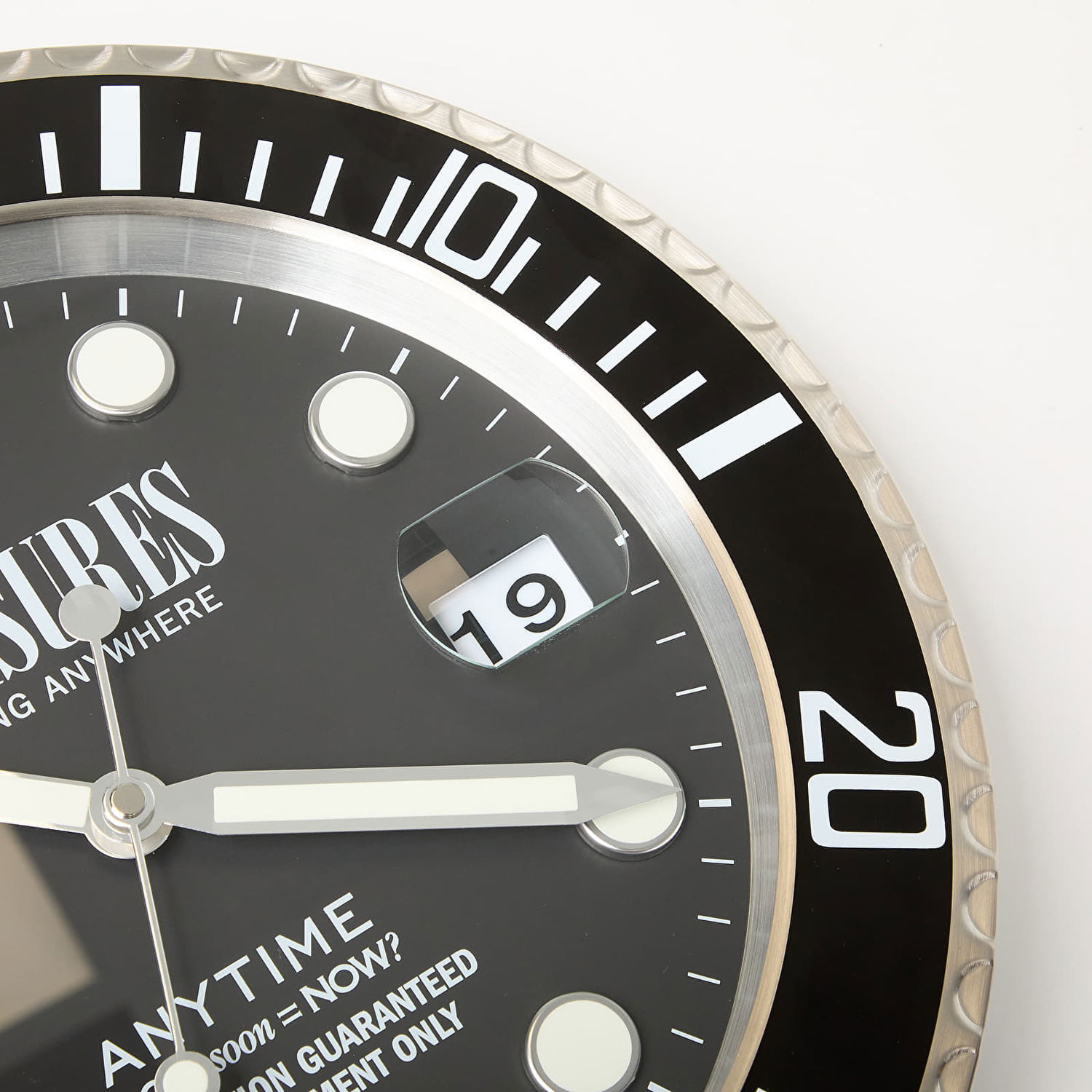 Ure Pleasures Anytime Wall Clock Črna | P25SP051 BLACK, 1