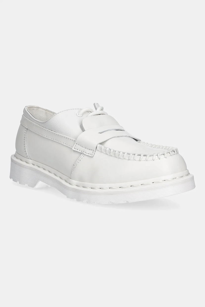 Superge in čevlji Maison Margiela MM6 Maison Margiela x Dr. Martens Platform Loafers Bela | S66WR0029.P8031.HB009