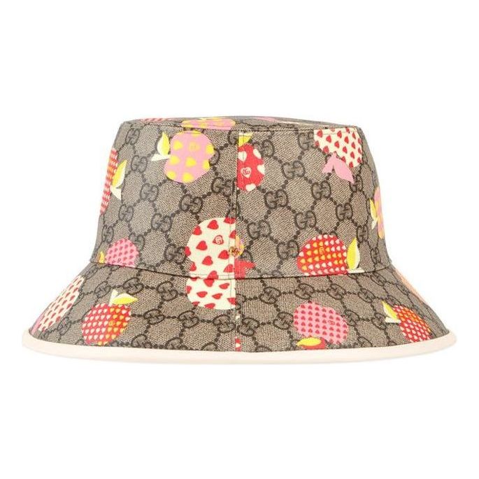 Klobuk Gucci Apples Print Bucket Hat Bež | 663388-3HAED-8477, 0