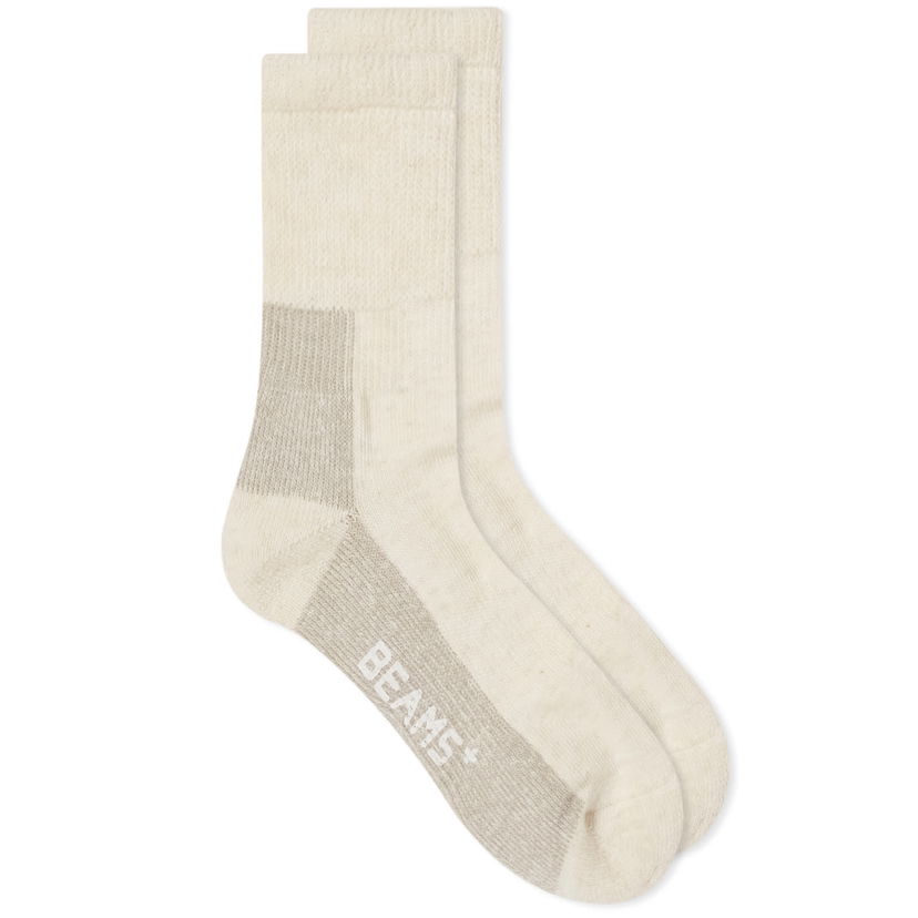Nogavice BEAMS Beams Plus Outdoor Socks Bež | 3843-0018-479-09