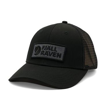 Kapa FJÄLLRÄVEN Fjallraven Stacked Långtradarkeps Trucker Cap L/XL Črna | F13100182-550, 0