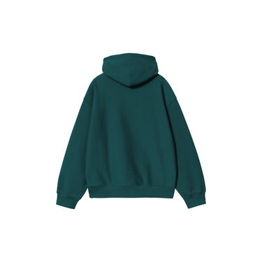 Pulover Carhartt WIP Hooded Script Sweatshirt Zelena | I034430_9, 3