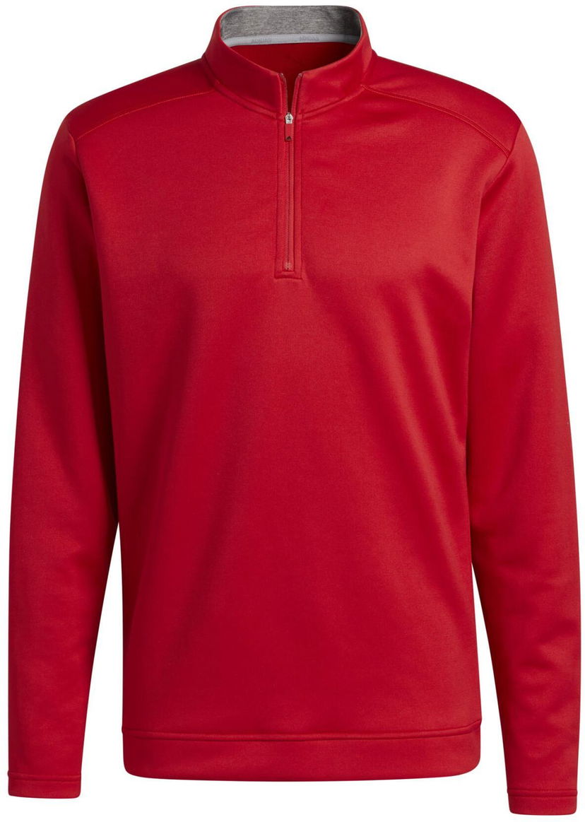 Pleteni pulover adidas Originals Sweater 1/4 Zip Rdeča | gm4127