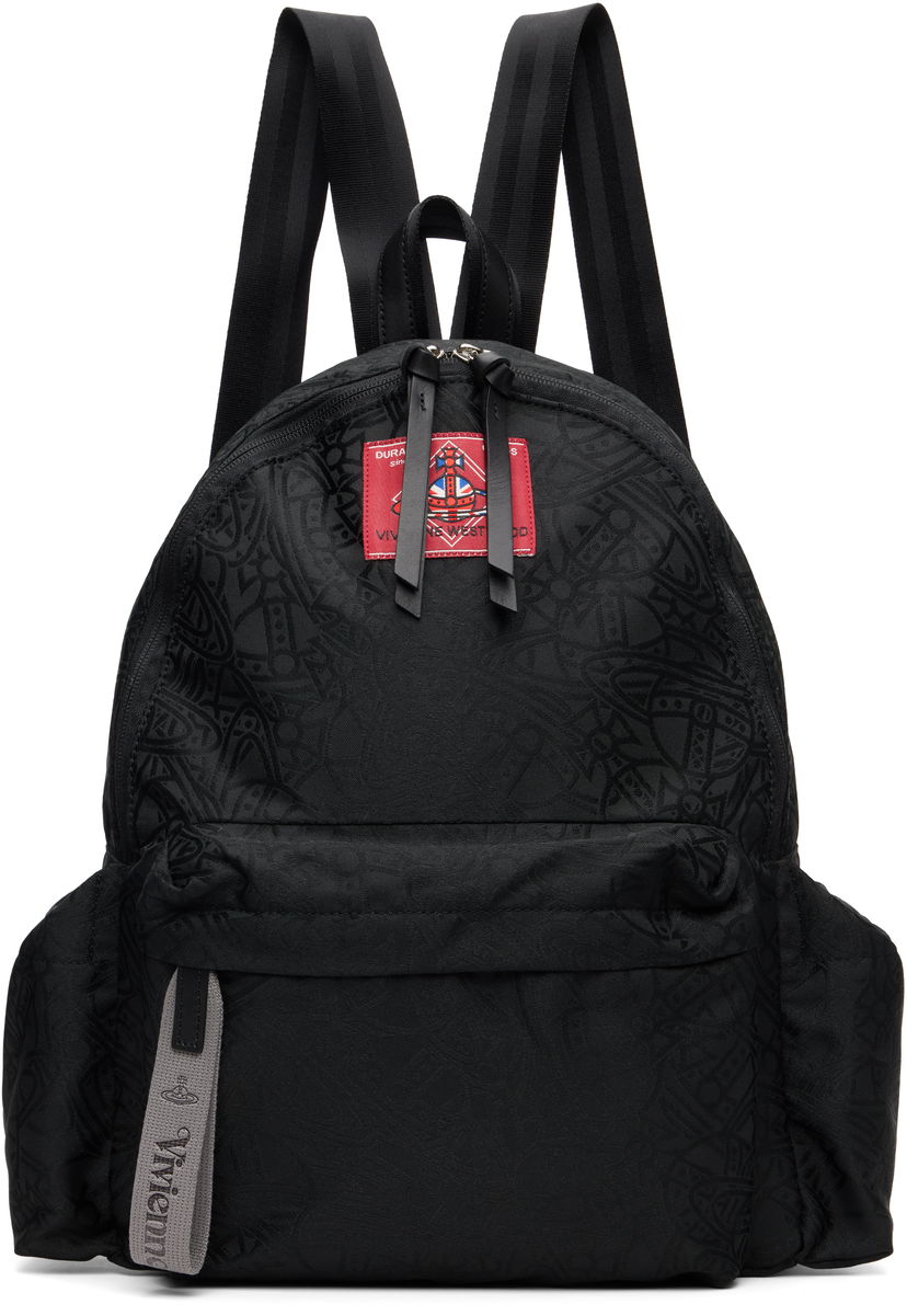 Nahrbtnik Vivienne Westwood Vivienne Westwood Tangled Orb Jacquard George Backpack Črna | 4A020006U-W016Q-