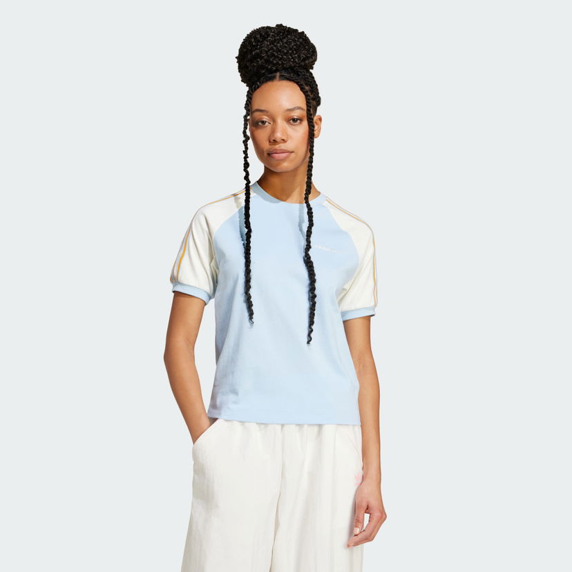 Majica adidas Performance '80s Raglan T-Shirt Modra | JD5761