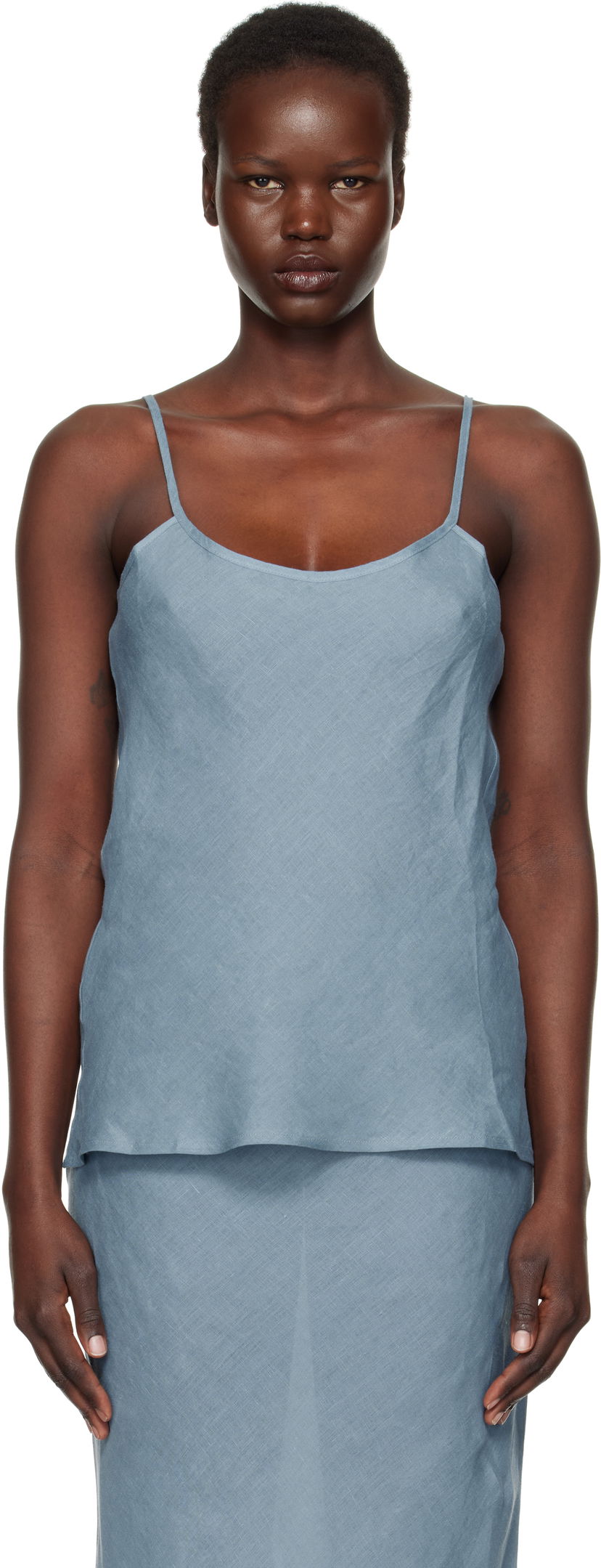 Majica brez rokavov Baserange Baserange Dydine Camisole Top Modra | TODY-SL-SP25