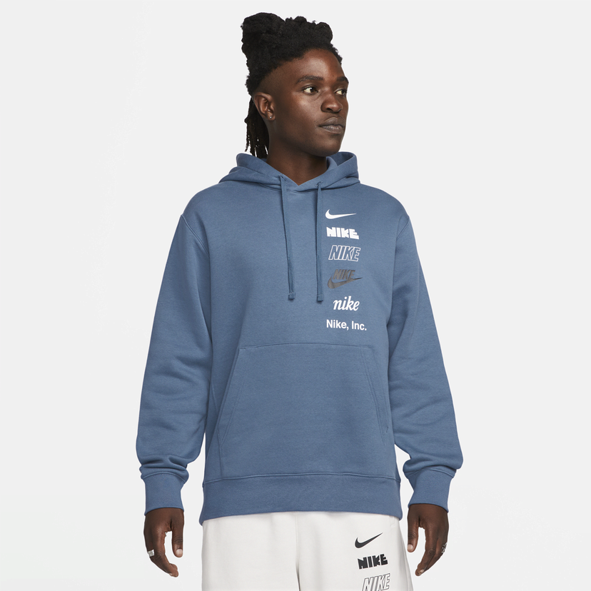 Pulover Nike Club Fleece Modra | DX0783-491