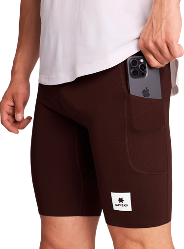 Nogavice Saysky Saysky Combat+ 9" Short Tights Rjava | omrst31c508-omrst31c508, 2
