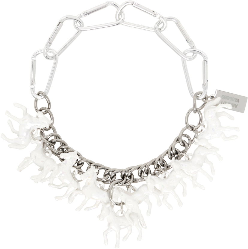 Ogrlica Chopova Lowena Chopova Lowena Horse Girl Chain Necklace Kovinski | 6600