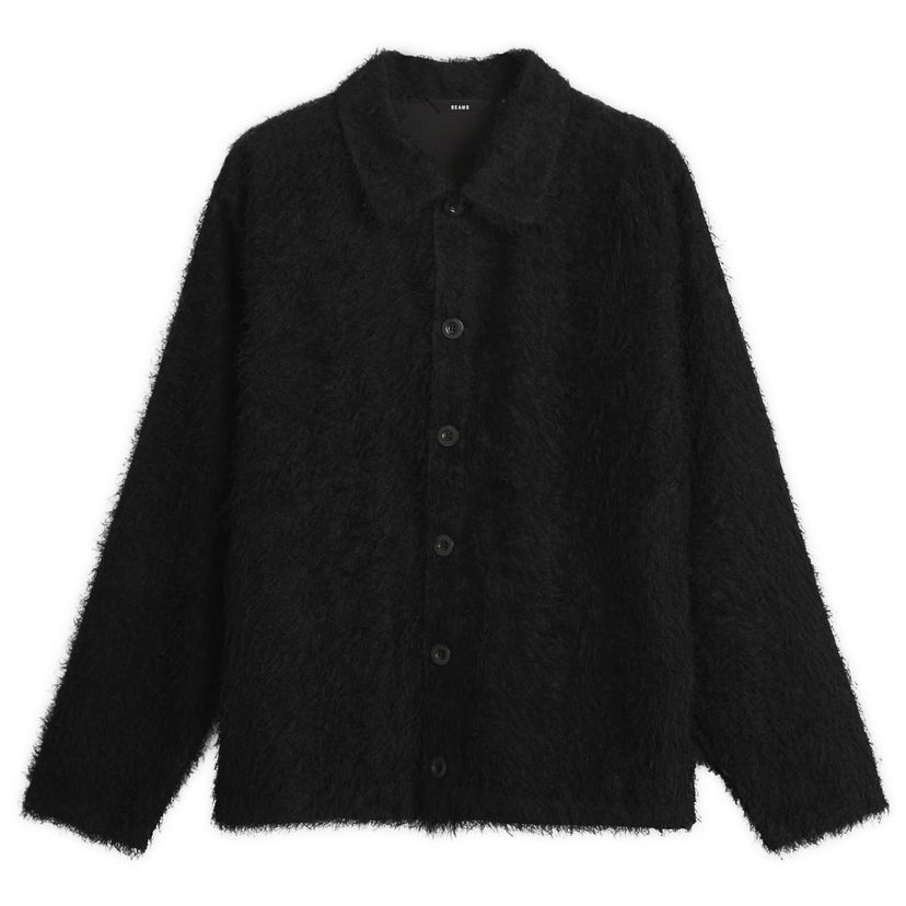 Jakna BEAMS Fringe Overshirt Črna | 1111-1247-803-19