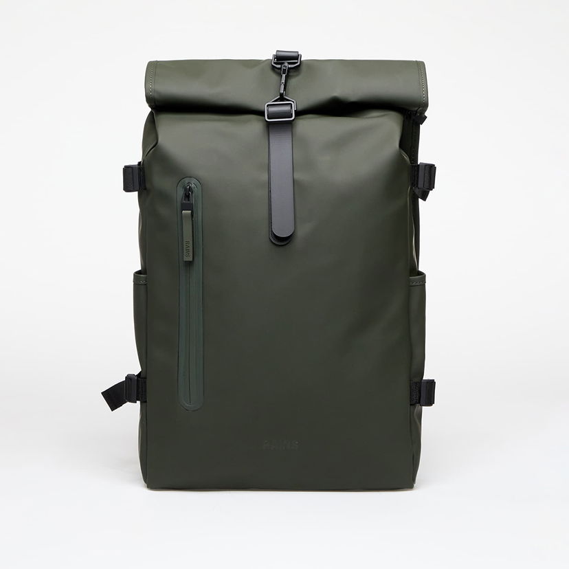 Nahrbtnik Rains Rolltop Rucksack Large W3 Green Črna | 14590 03 Green