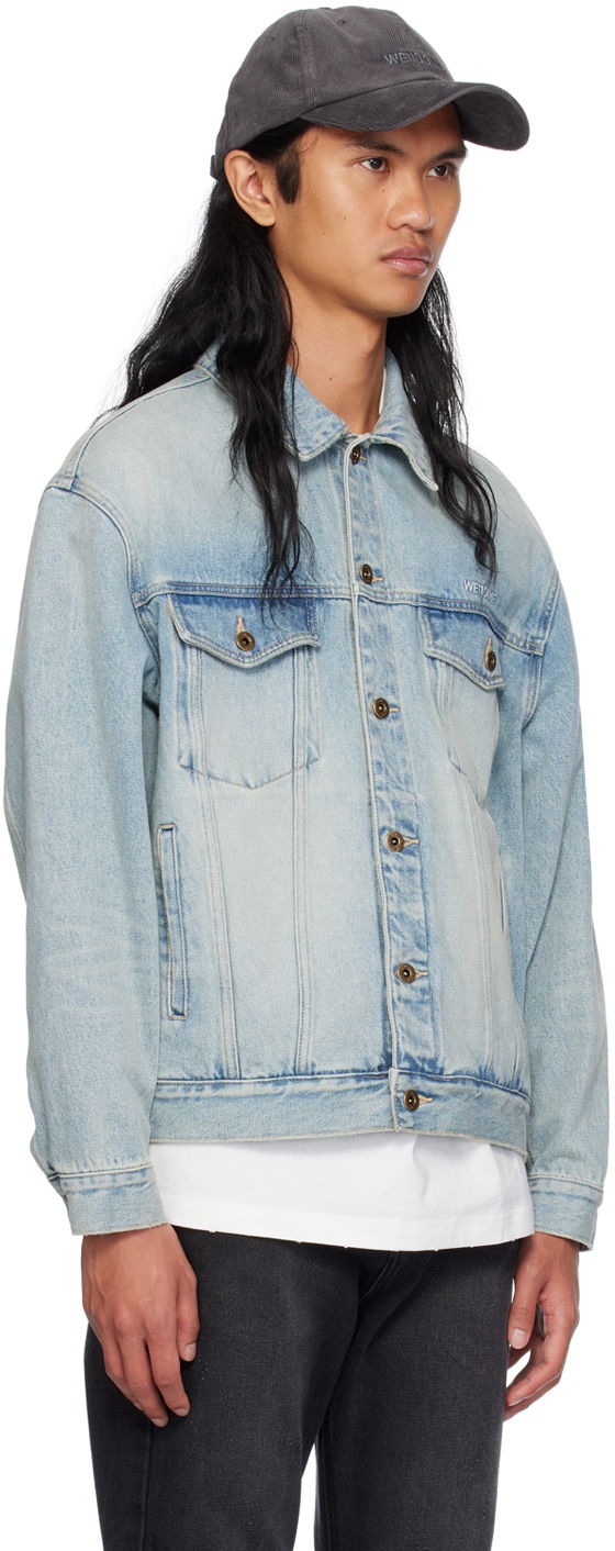 Jakna We11done Washed Denim Jacket Modra | WD-DJ2-24-345-M-SK, 1