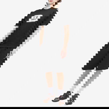 Majica C.P. Company C.P. Company 30/1 Logo Label T-Shirt, Size Large Črna | 18CMTS029A-005100W-999, 4