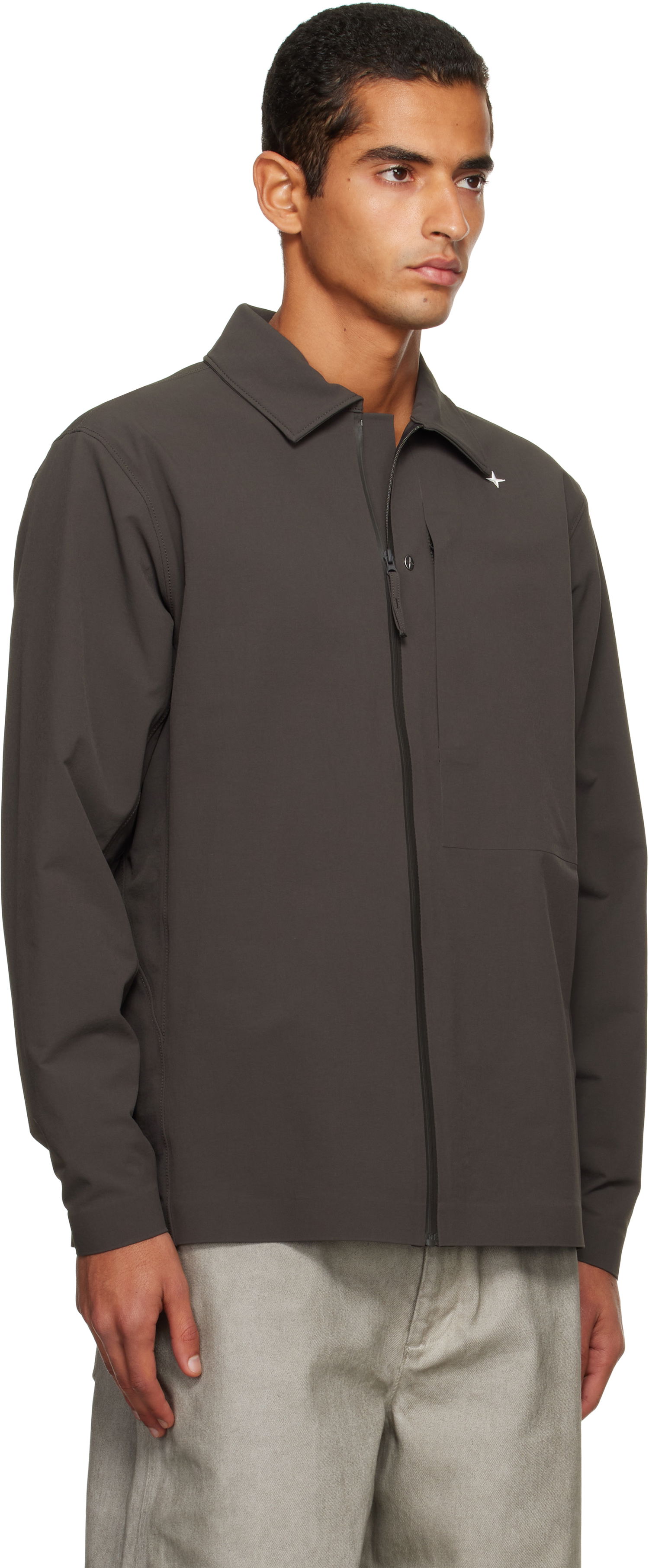 Jakna Stone Island Tela Resinata Jacket Siva | K2S15 1200024 S0G12, 1