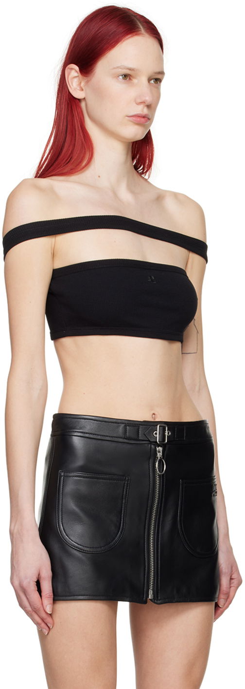 Majica brez rokavov Courrèges Courrèges Hyperbole 90's Camisole Top Črna | 224JBR035JS0121, 1