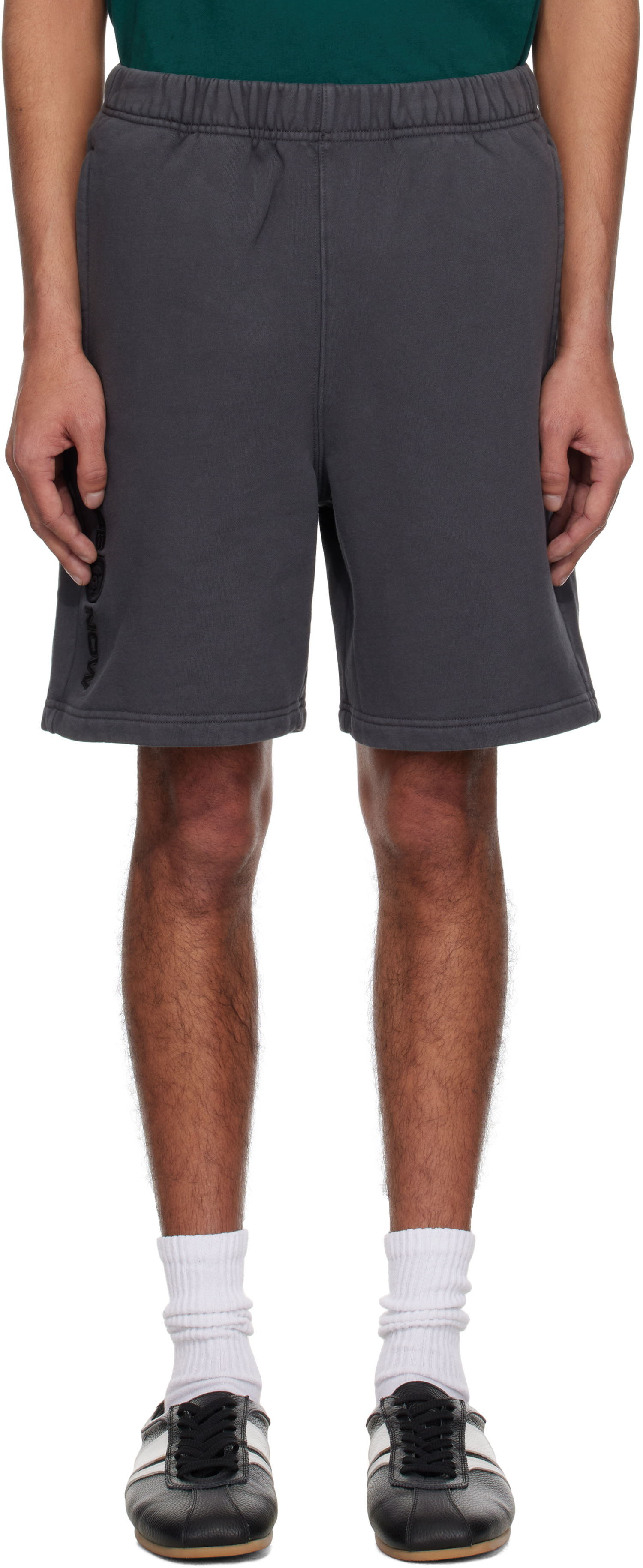Kratke hlače AAPE by A Bathing Ape AAPE by A Bathing Ape 'AAPE Now' Sweat Shorts Siva | AAPSPMB678XXNBKL, 0