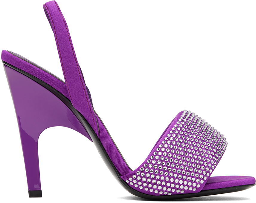 Nega čevljev The Attico Attico Rem Heeled Sandals Lila | 236WS522 PA45T, 0