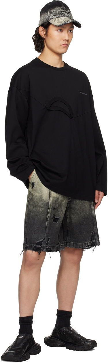 Majica Feng Chen Wang Feng Chen Wang Oversized 2in1 T-Shirt Črna | FMS19LS01B, 3