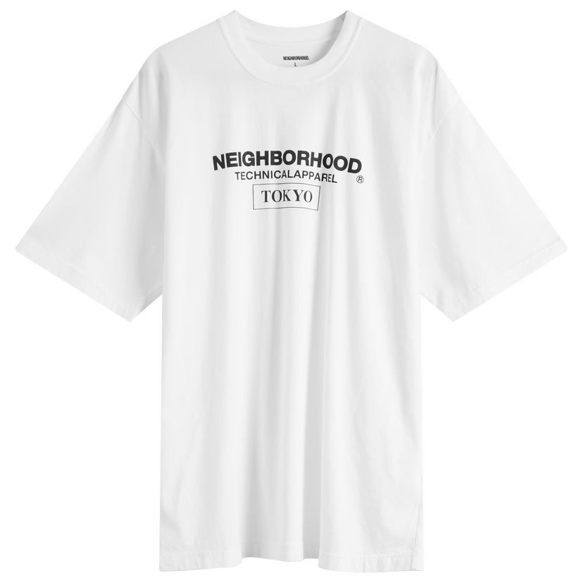 Majica Neighborhood Technical Apparel T-Shirt, Size Large Bela | 251PCNH-ST16-WHT