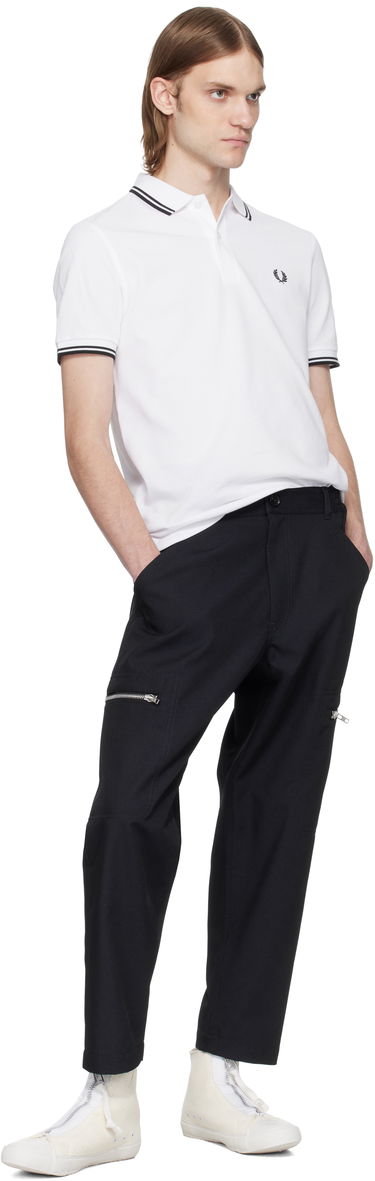 Polo majica Comme des Garçons Comme des Garçons Shirt Fred Perry Edition 'Strong Will' Polo Bela | FO-T502-051, 3