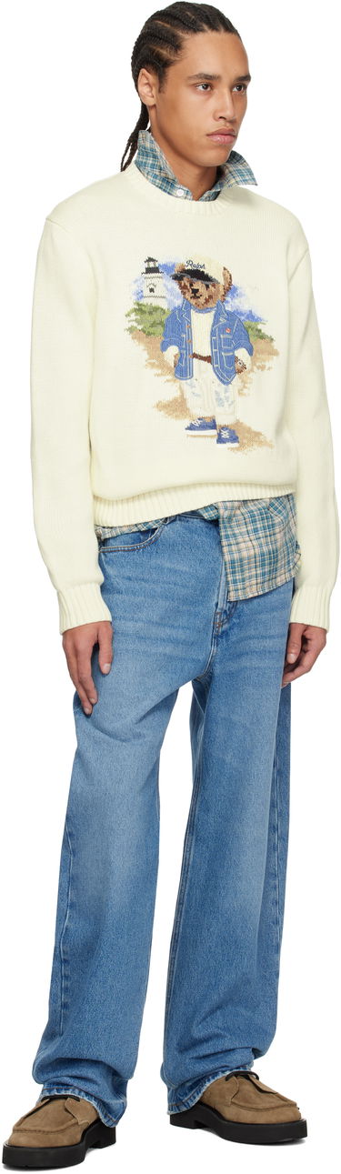 Pleteni pulover Polo by Ralph Lauren Ralph Lauren Polo Bear Sweater Rumena | 710964797001, 3