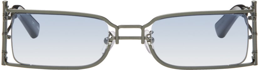 Sončna očala Feng Chen Wang Feng Chen Wang Bamboo Sunglasses Siva | SSE-WS01-002