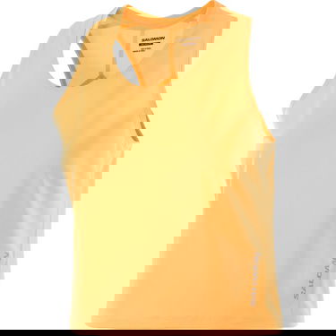 Majica brez rokavov Salomon Aero Lightweight Training Tank Top Oranžna | LC2695600, 1
