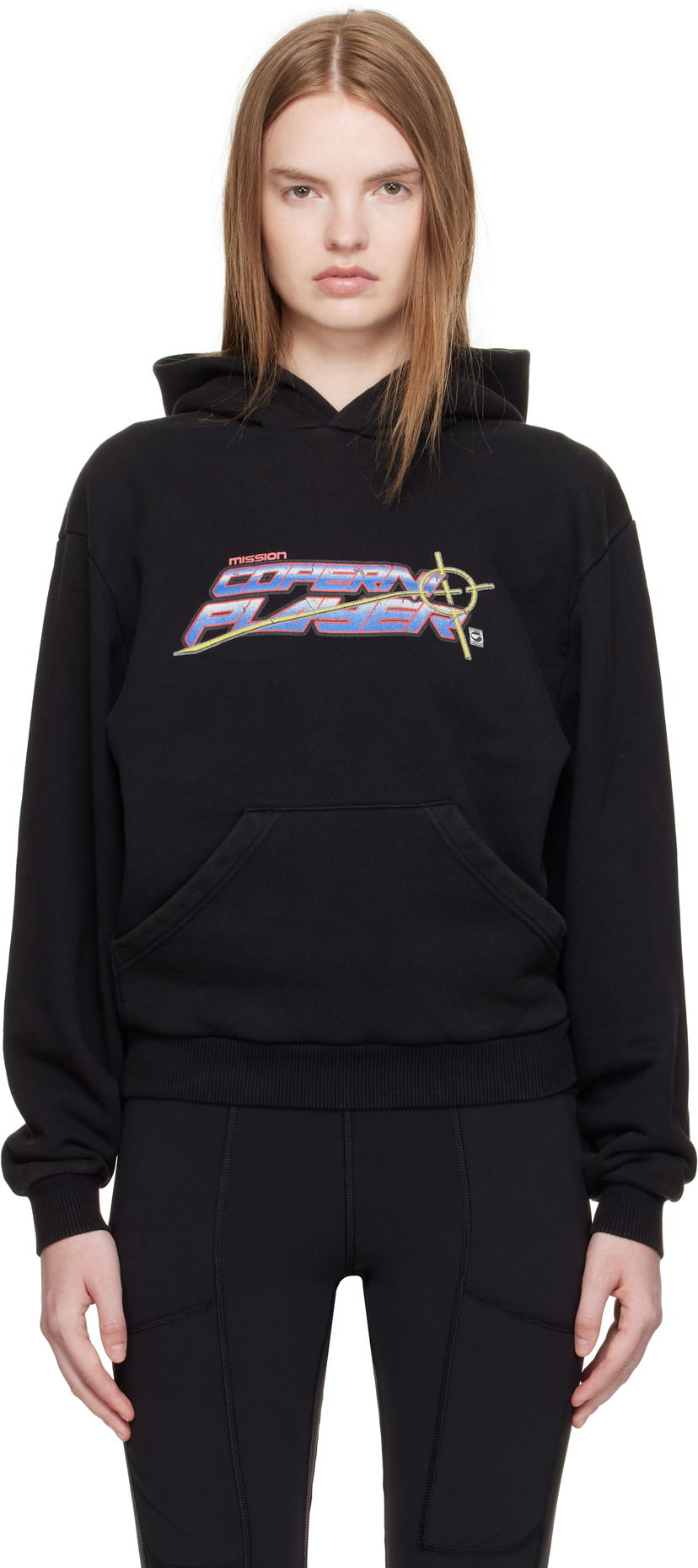 Pulover Coperni Coperni Slogan Graphic Hoodie Črna | COPJS15PF5018