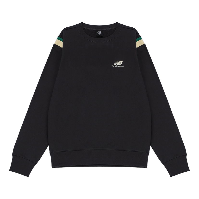 Pulover New Balance Lifestyle Sweatshirt Črna | AMT23559-PHM