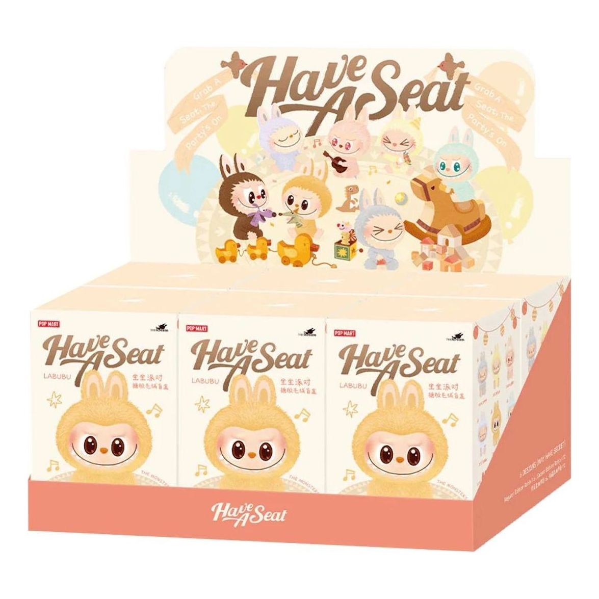 Collectibles POP MART The Monsters Labubu Have a Seat Sealed Case - 6 Blind Boxes Večbarvna | PPMT-2407-0034, 0