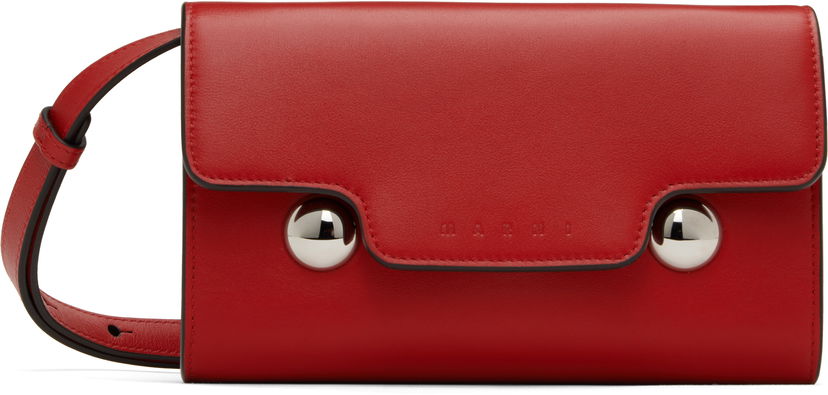 Denarnica Marni Marni Leather Trunkaroo Bag Rdeča | PHMO0041U0 P6948