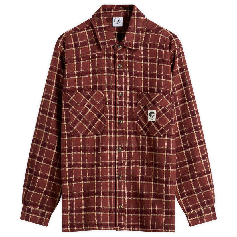 Srajce Polar Skate Co. Mike Flannel Shirt Rjava | PSC-F25-8-OCH