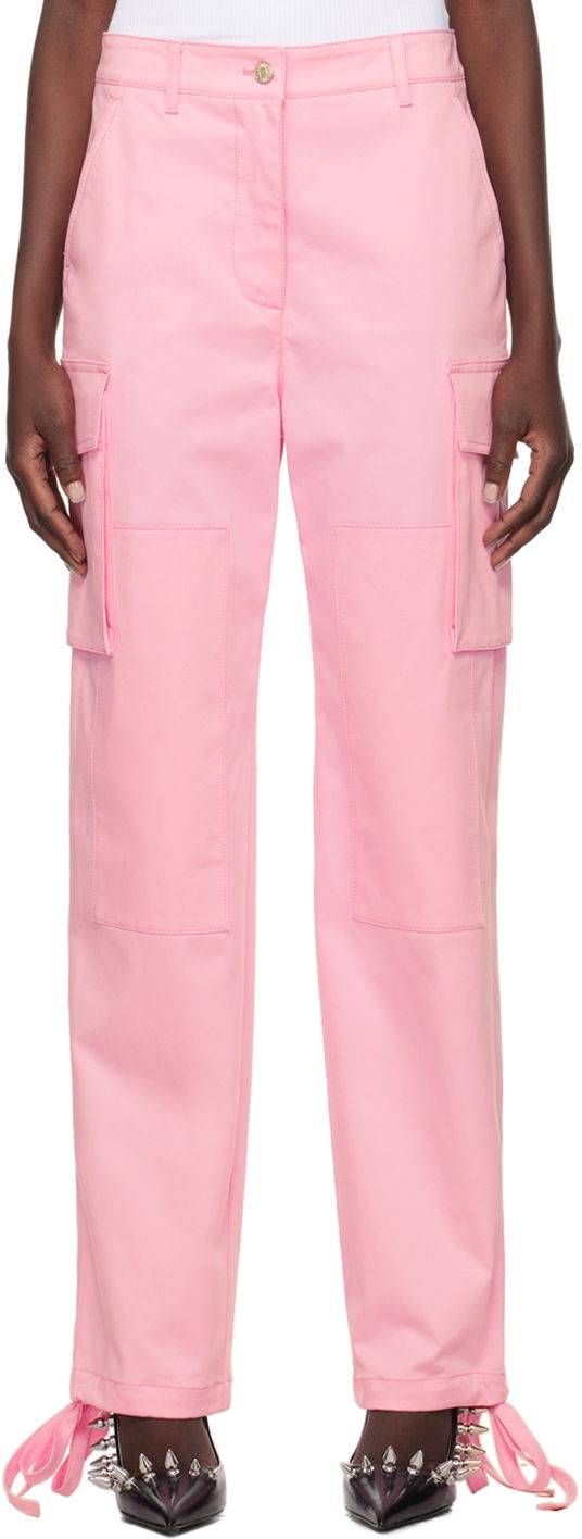 Cargo hlače Moschino Panel Cargo Pants Roza | 0333 3223