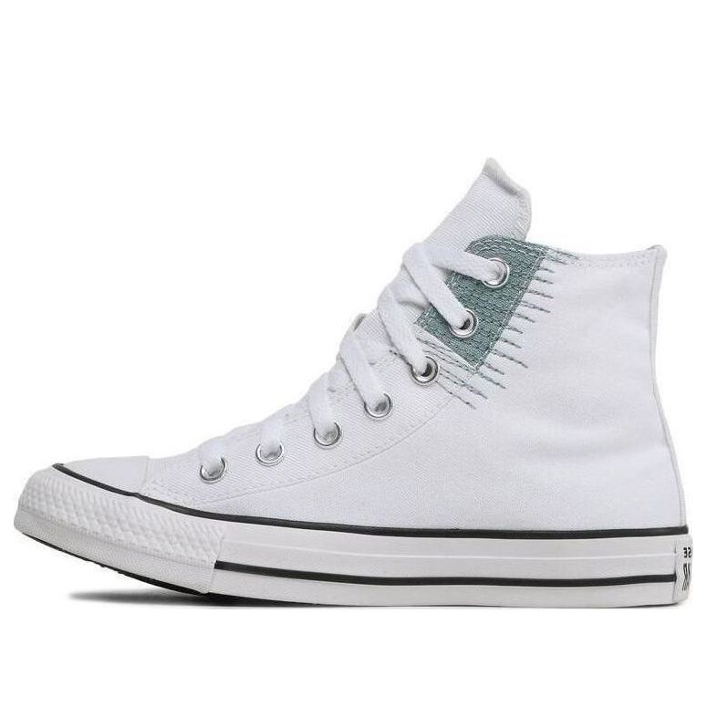 Superge in čevlji Converse Chuck Taylor All Star Hi Stitched Patch Bela | A05031C, 0