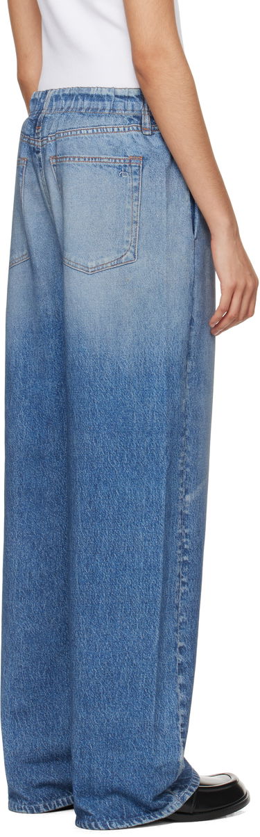 Kavbojke rag & bone rag & bone Miramar Wide-Leg Lounge Pants Modra | WCW23F70018201, 2