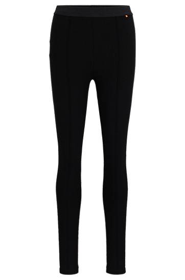 Pajkice BOSS Stretch Jersey Slim-Fit Leggings Črna | 50504225
