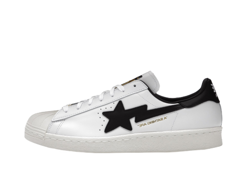 Superge in čevlji adidas Originals Superstar 80s Bape White Black Bela | GZ8980