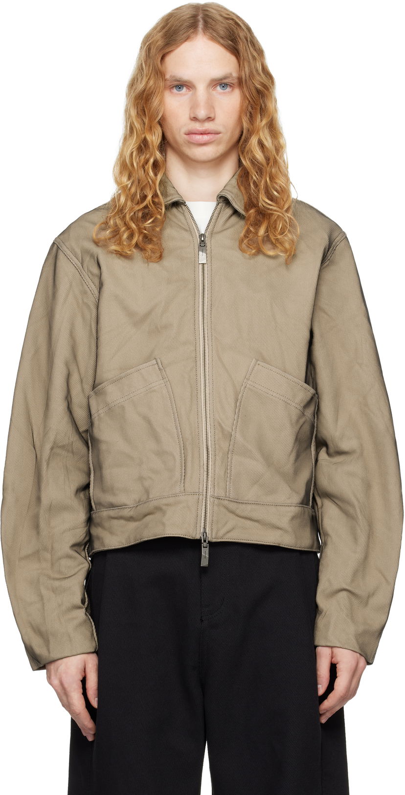Jakna ADER ERROR Product. 25 Zip Up Jacket Zelena | BN01FWJK1601BG