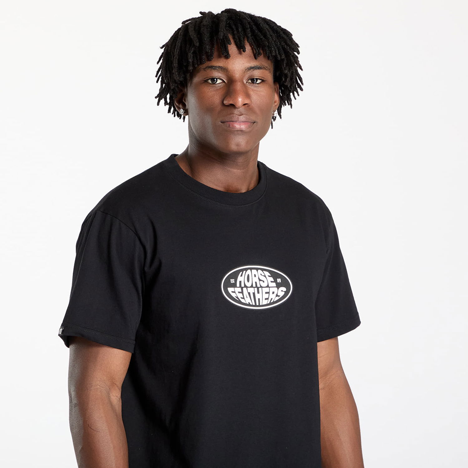 Majica Horsefeathers Horsefeathers Dynamo T-Shirt Črna | SM1381A, 1